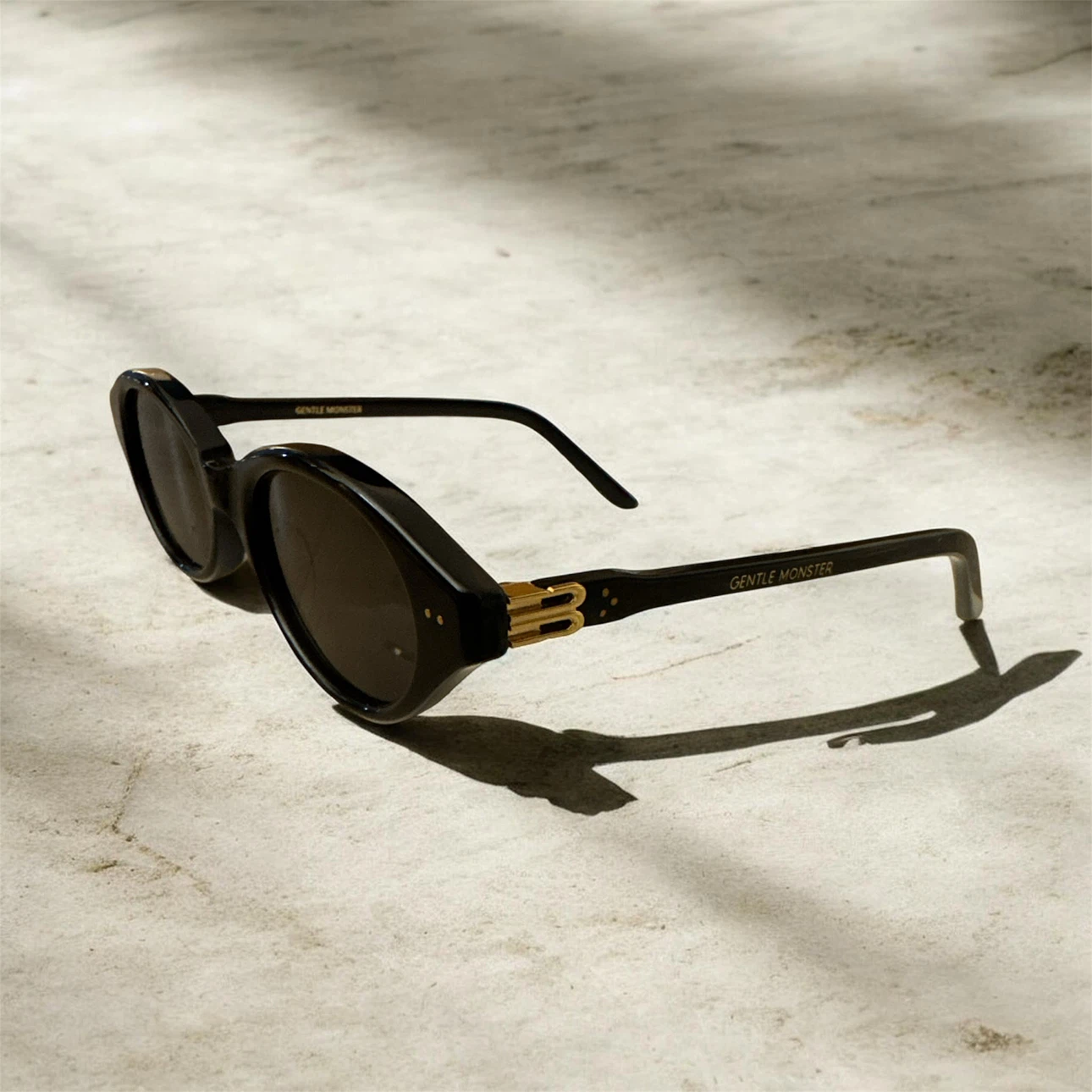 Gentle Monster Black Oval Sunglasses - photo 2
