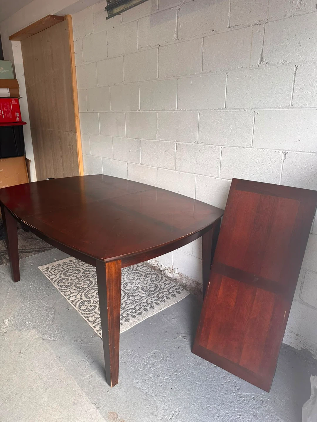 Wooden Dining Table with Leaf - photo 2