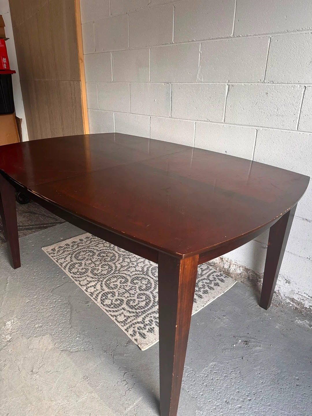 Wooden Dining Table with Leaf - photo 3