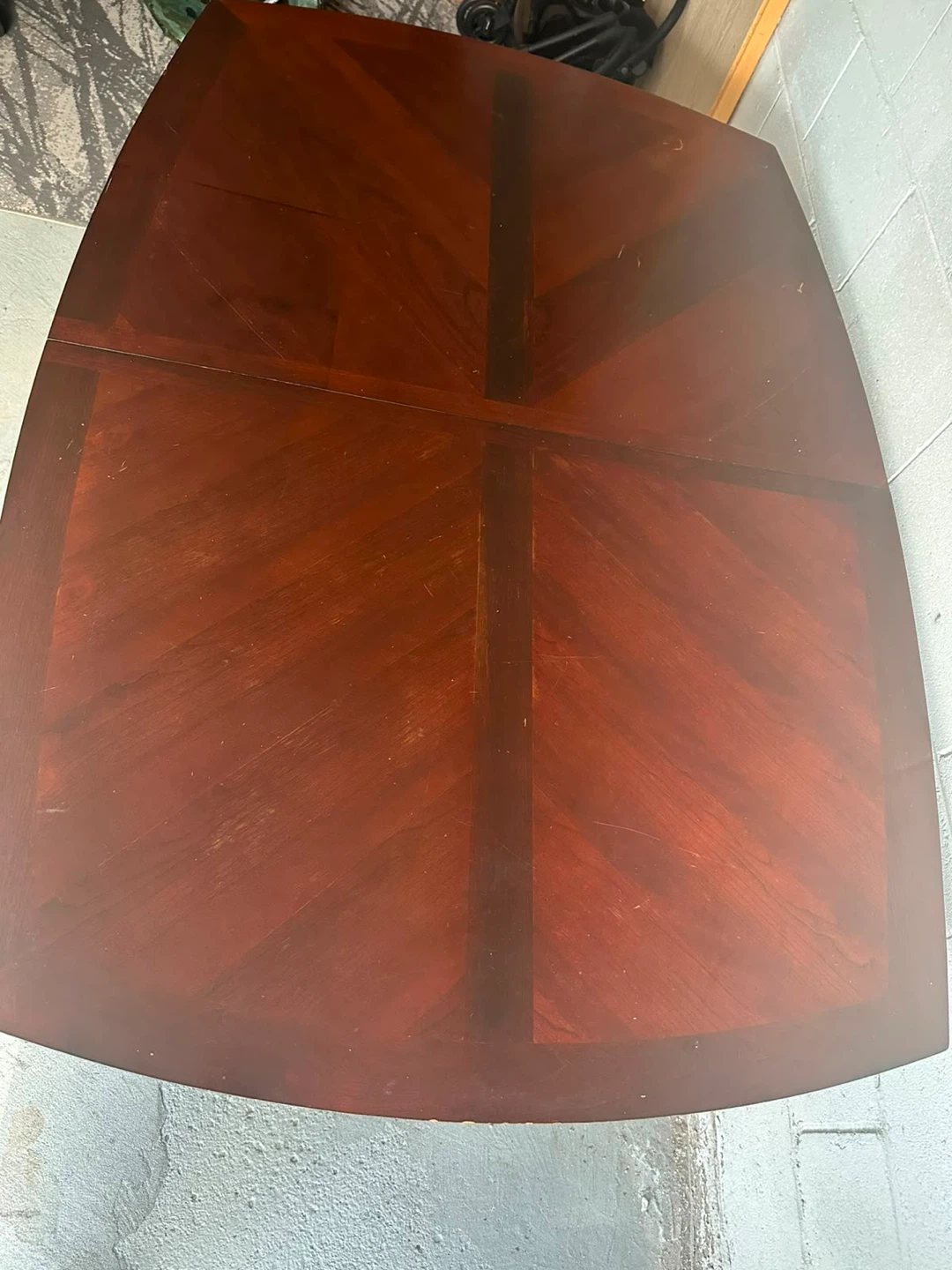 Wooden Dining Table with Leaf - photo 4