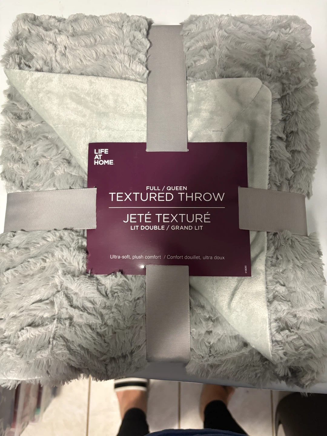 Life At Home Textured Throw Blanket