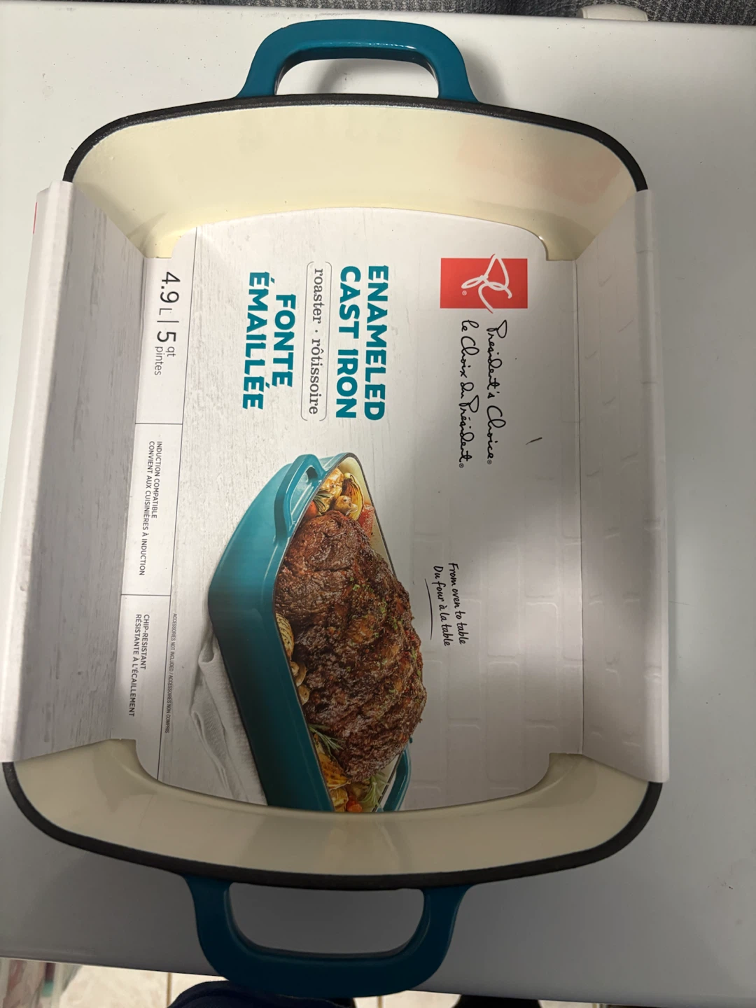 President's Choice Enameled Cast Iron Roaster 4.9L