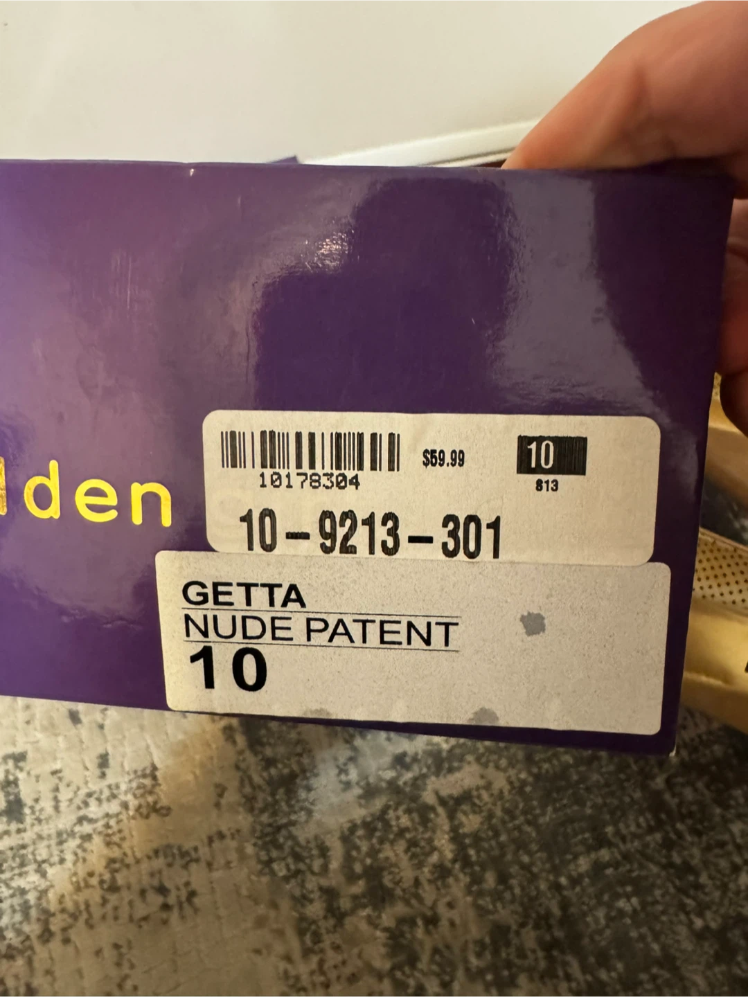 Madden Girl Getta Nude Patent Heels Size 10 - photo 4