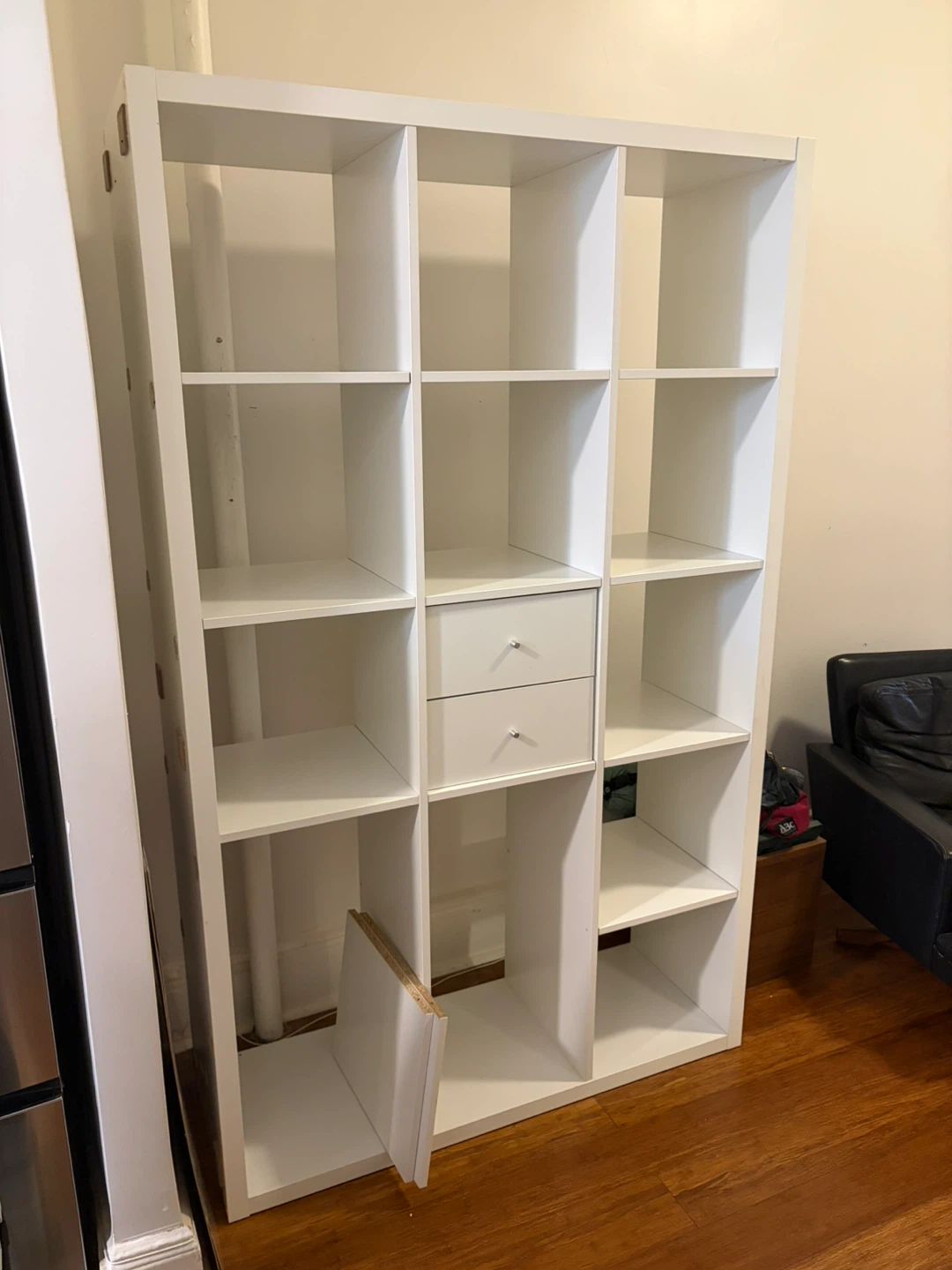 Ikea kallax Cube Storage Shelf Unit with Drawers