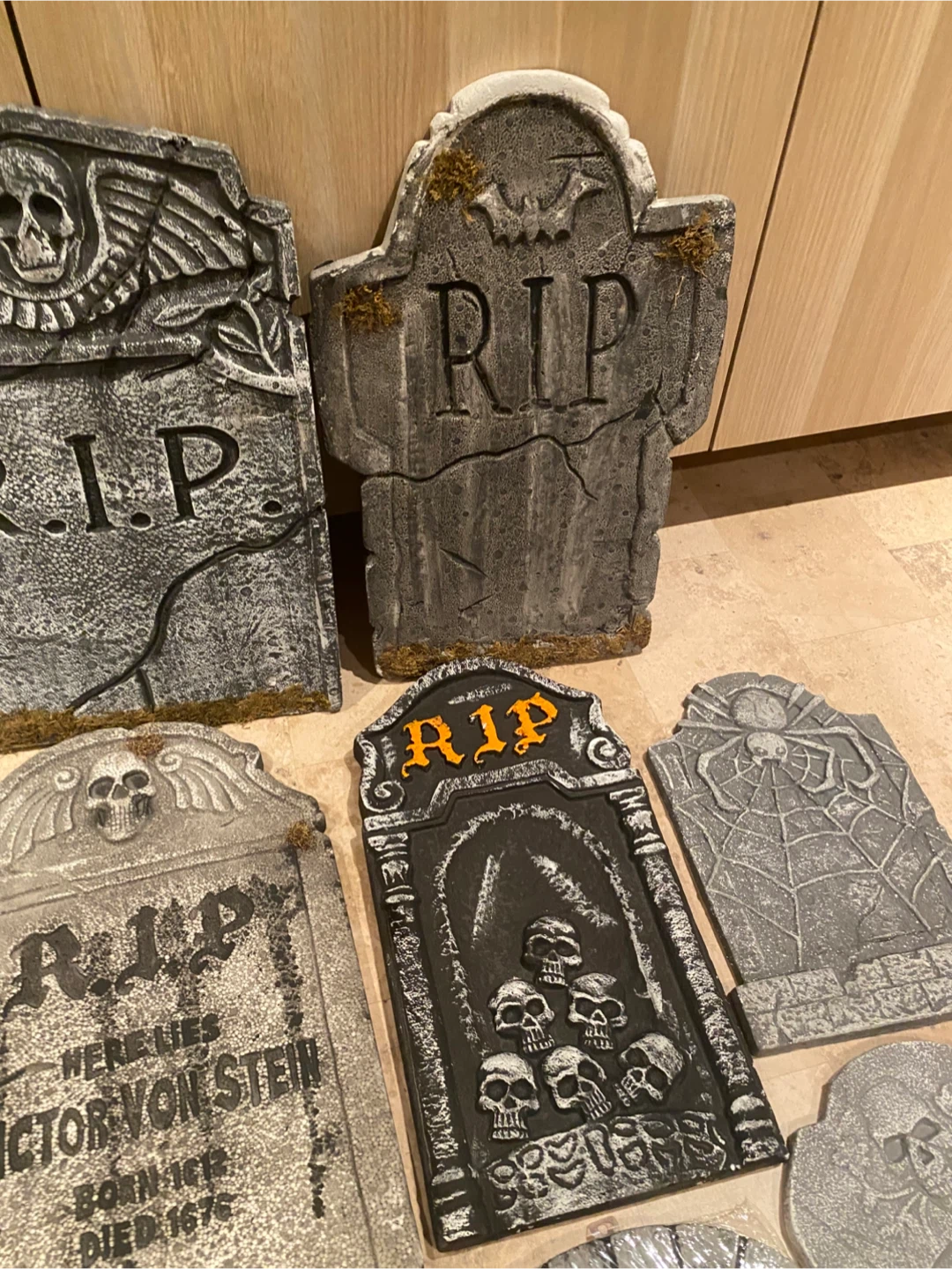 Halloween Tombstone Decorations (Set of 13) - photo 4