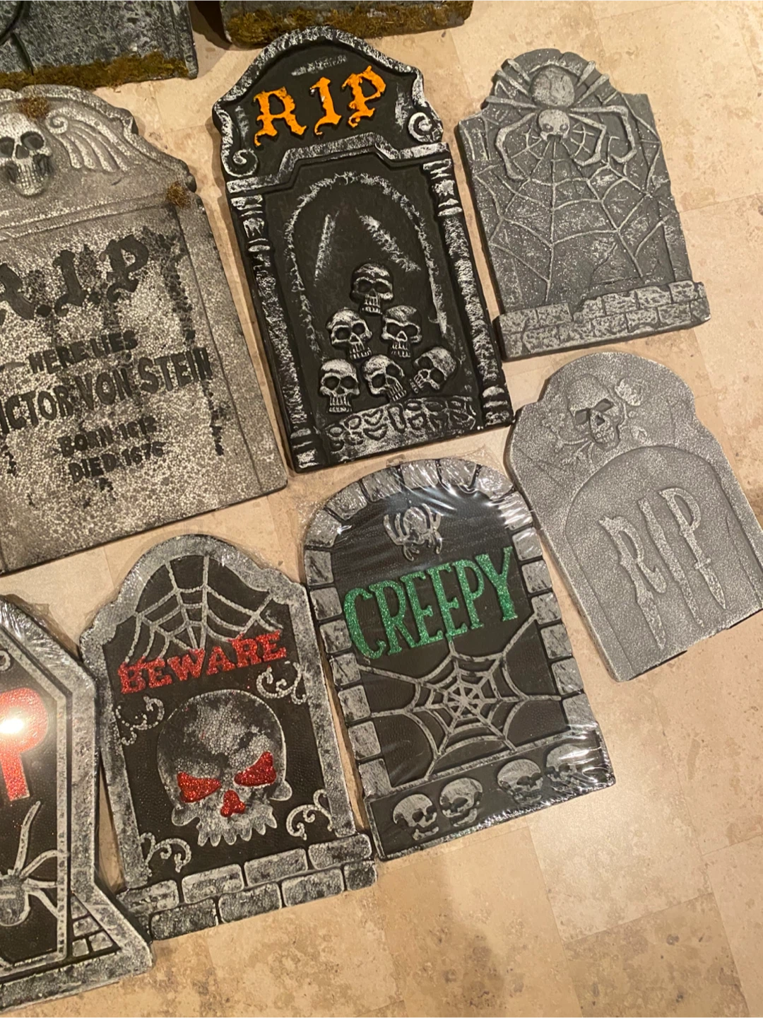 Halloween Tombstone Decorations (Set of 13) - photo 5