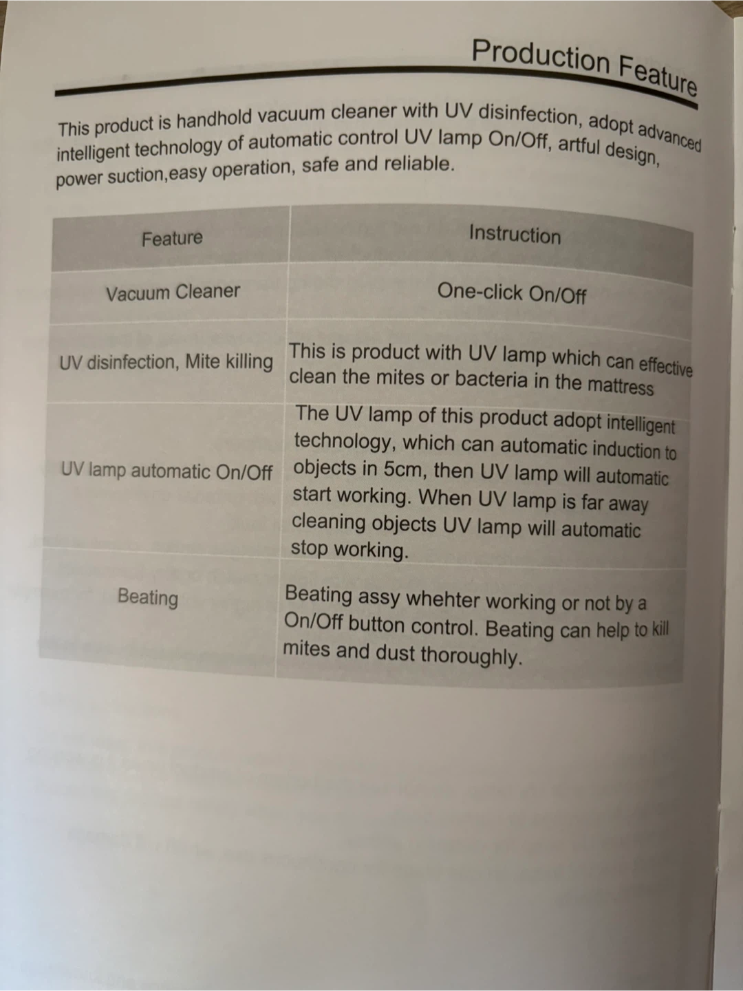 UV mattress vacuum cleaner for mites and dust - photo 3