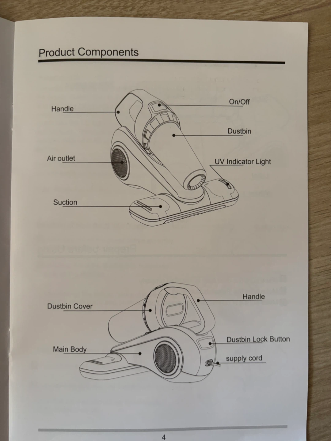 UV mattress vacuum cleaner for mites and dust - photo 4