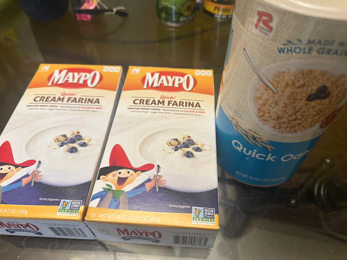 Maypo Cream of Farina & Quick Oats