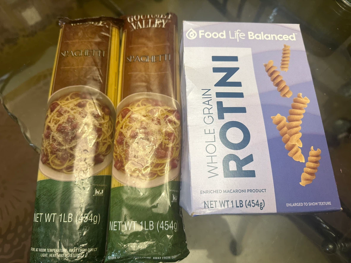 Elbow Macaroni and Rotini Pasta