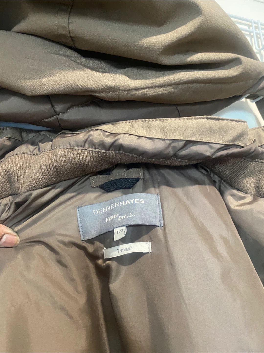Denver Hayes Brown Hooded Winter Jacket - photo 3