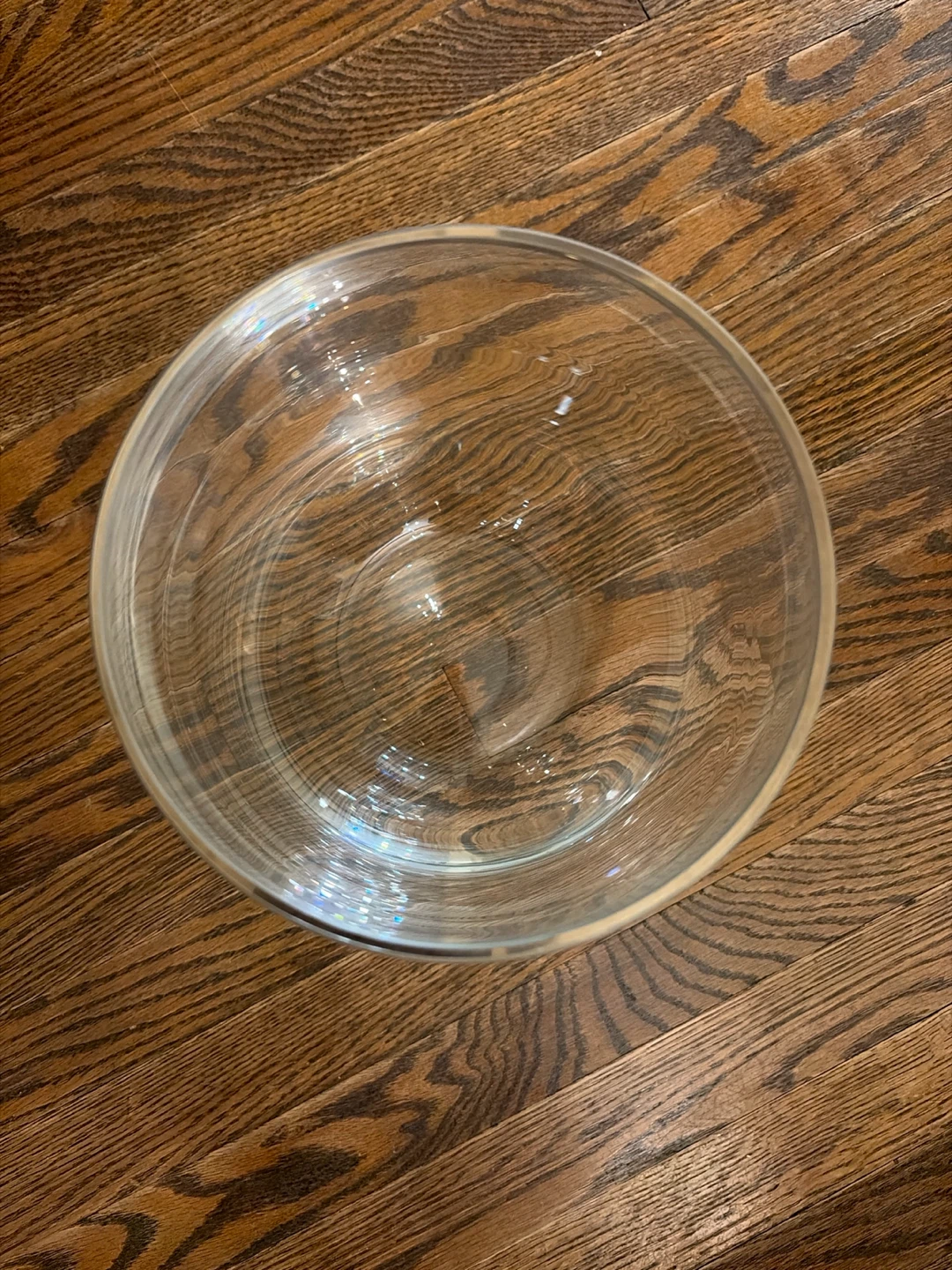 Clear Glass Vase with Gold Rim - photo 2