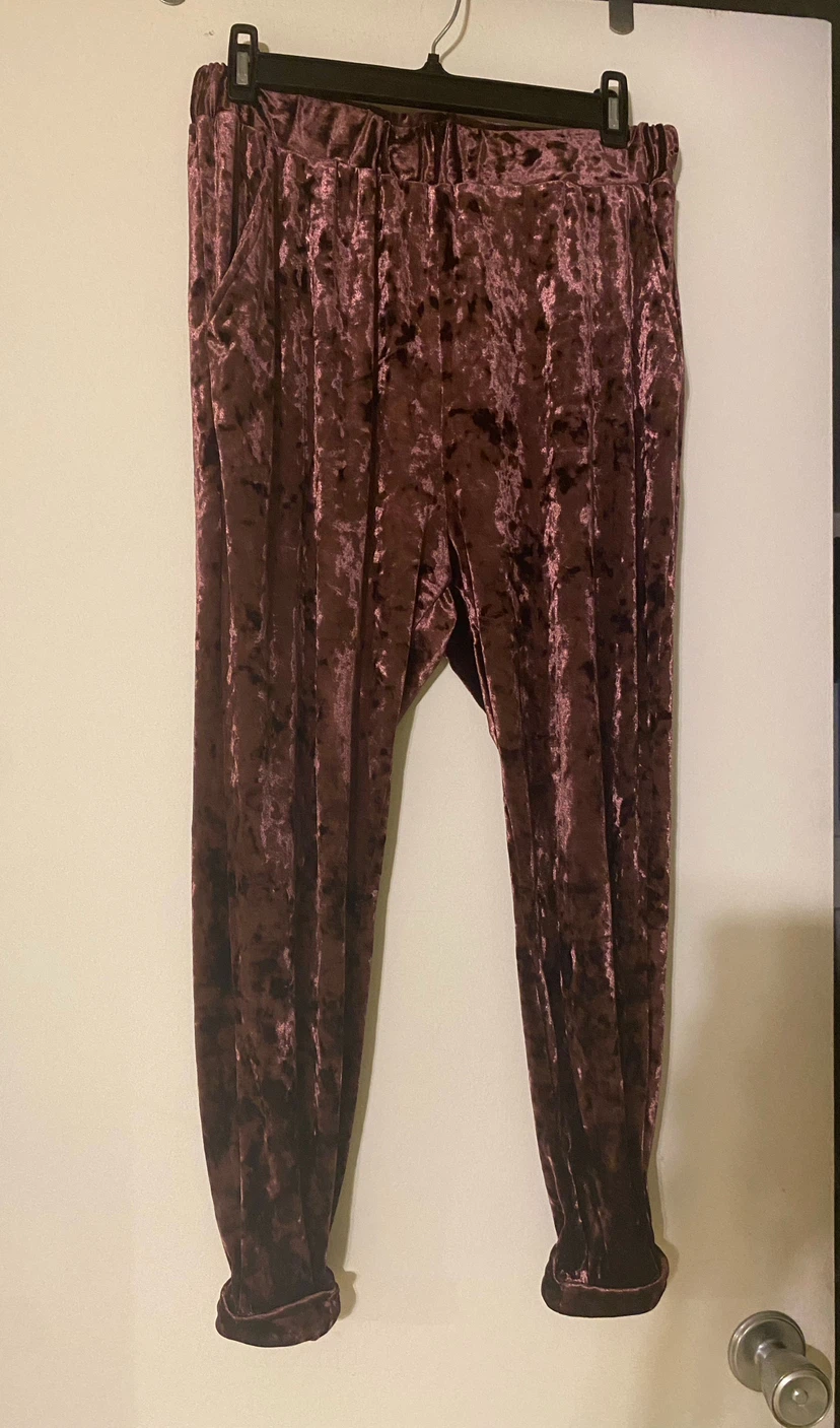 Velvet Harem Pants