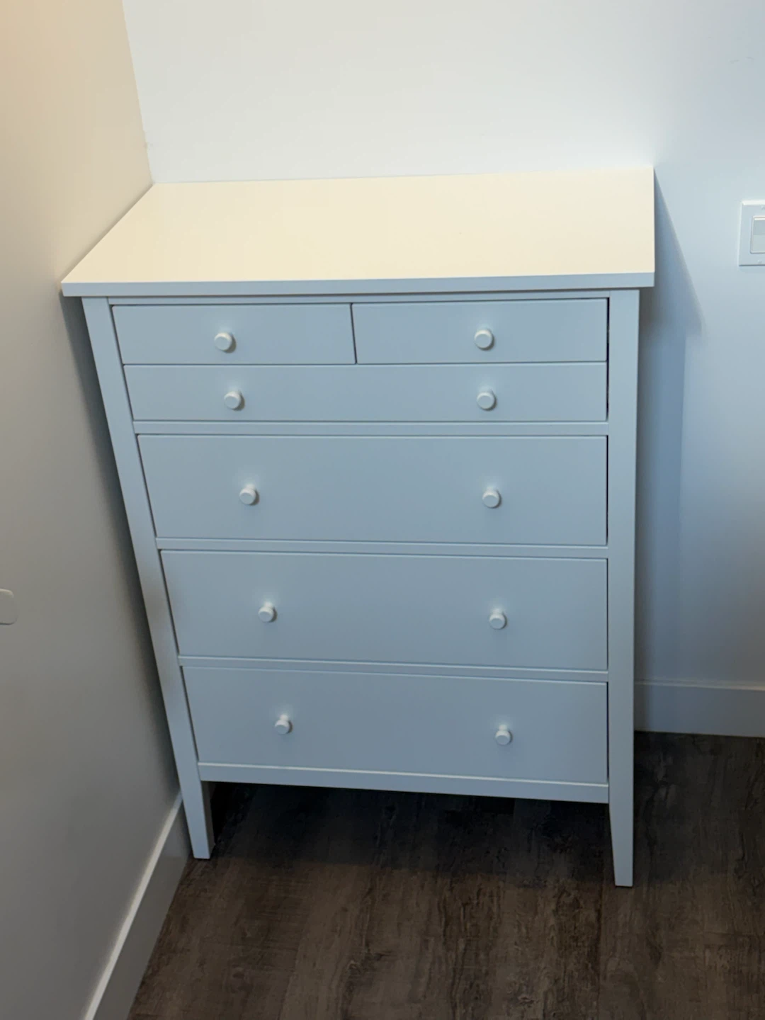 IKEA GULLABERG 6 Drawer dresser white