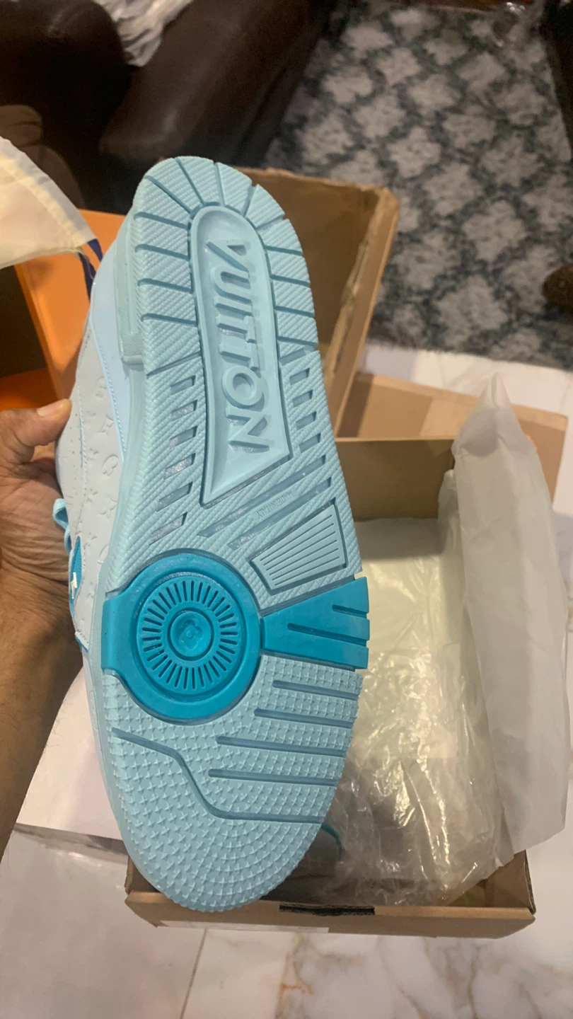 Louis Vuitton LV Trainer Light Blue - photo 2
