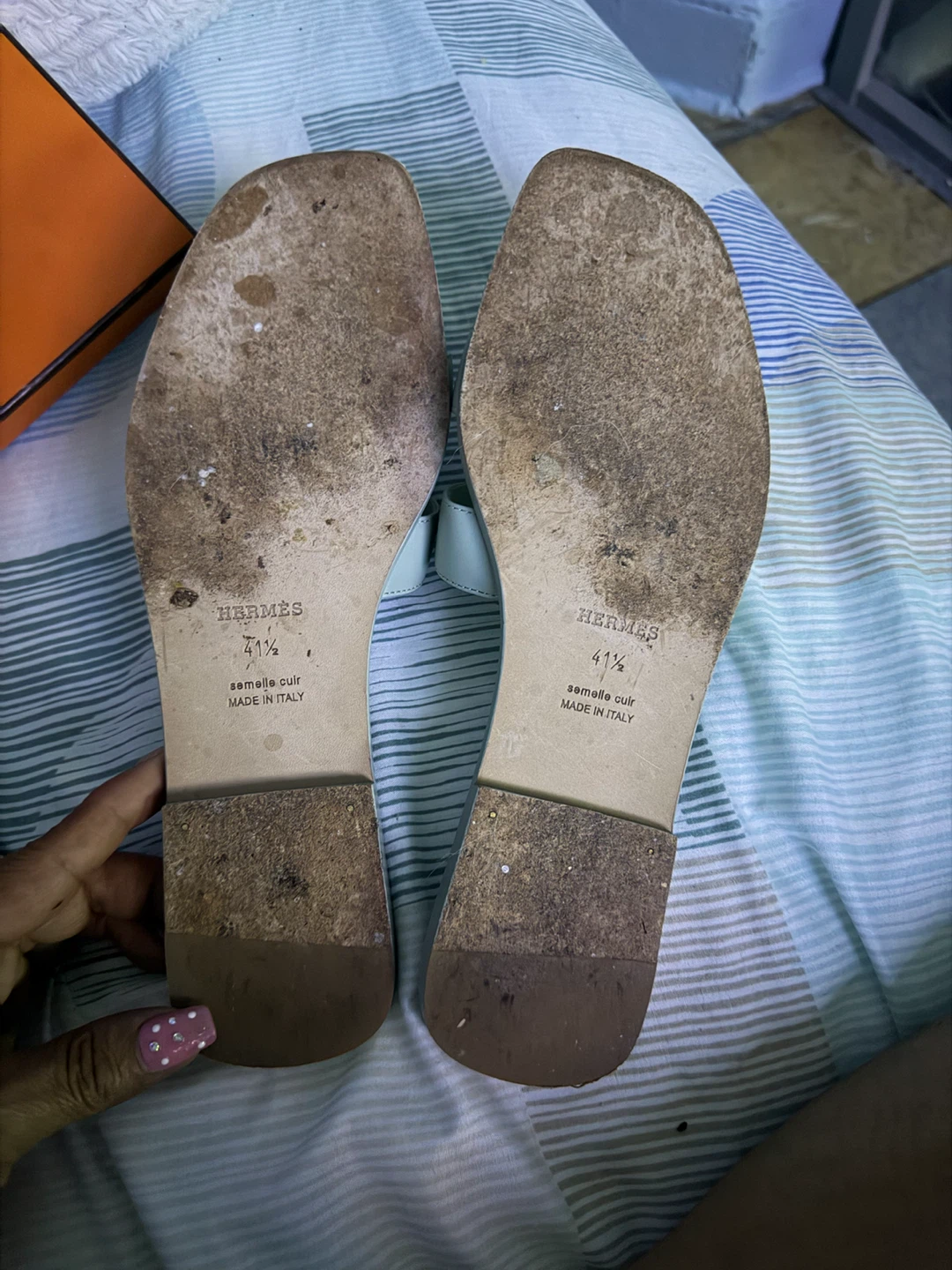 Hermès Women's Slides Sandals Size 41.5 - photo 3