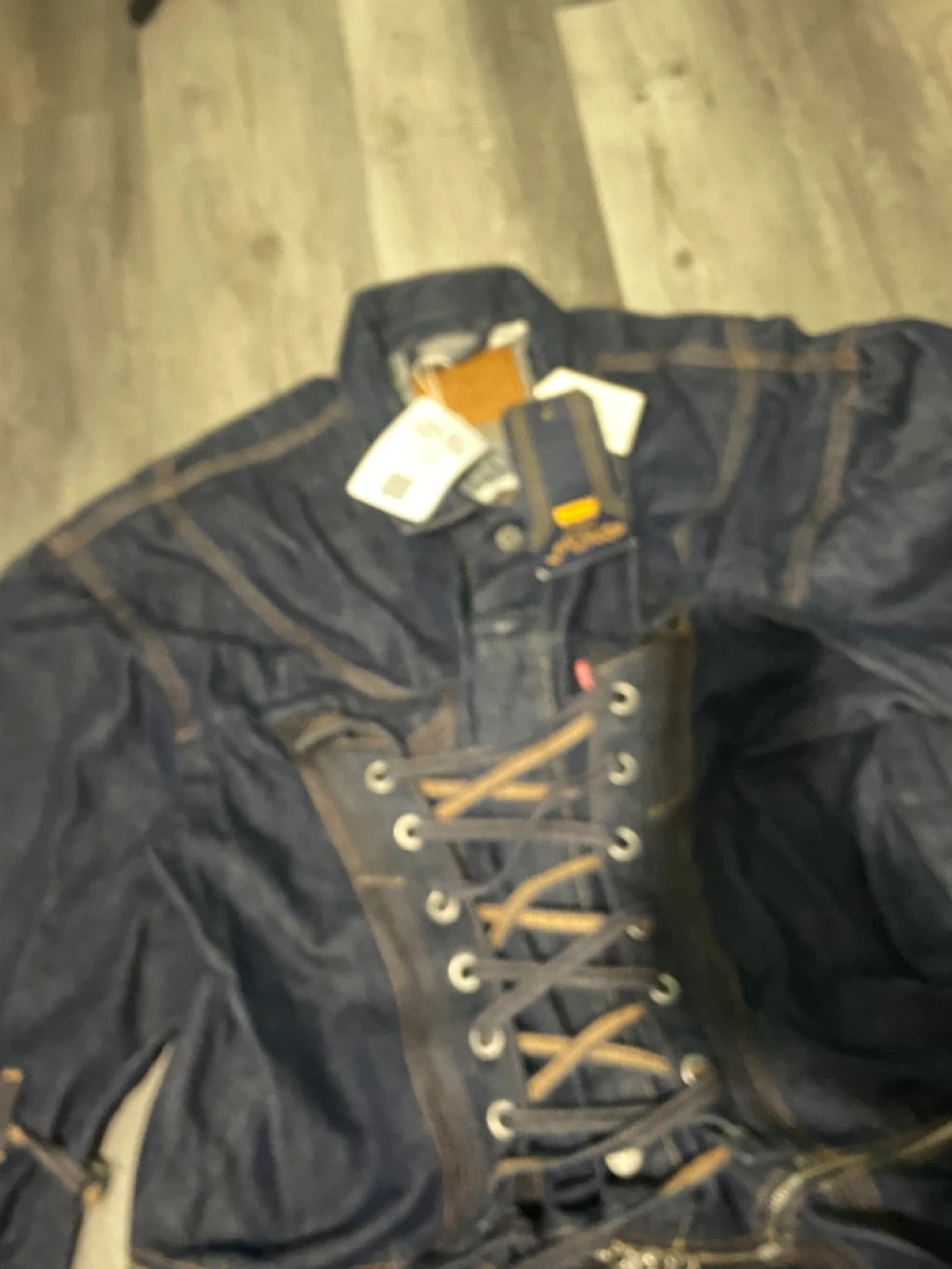 Levi's Denim Jacket with Corset Detail - photo 4