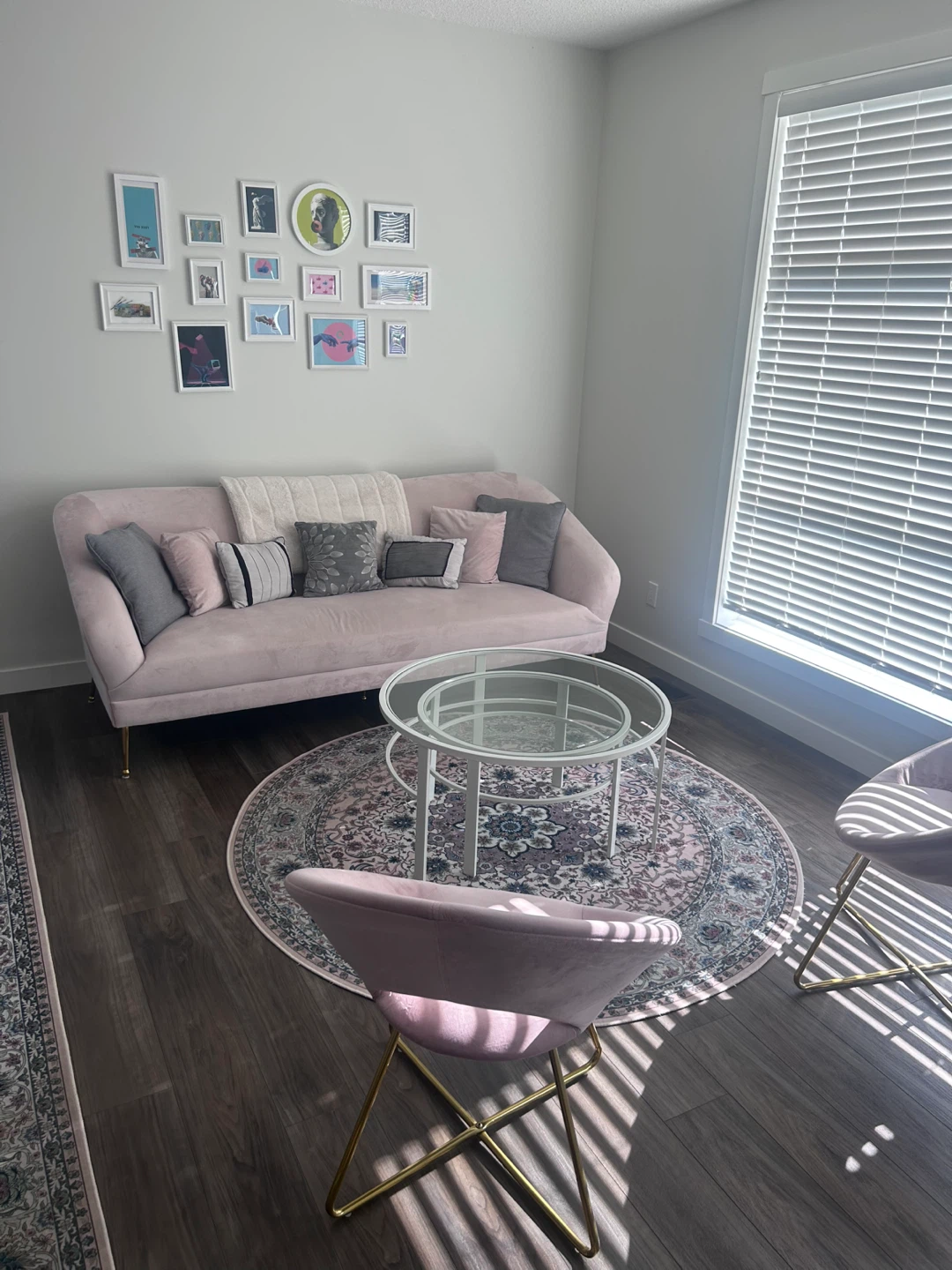 Glass and Metal Nesting Coffee Tables - photo 5