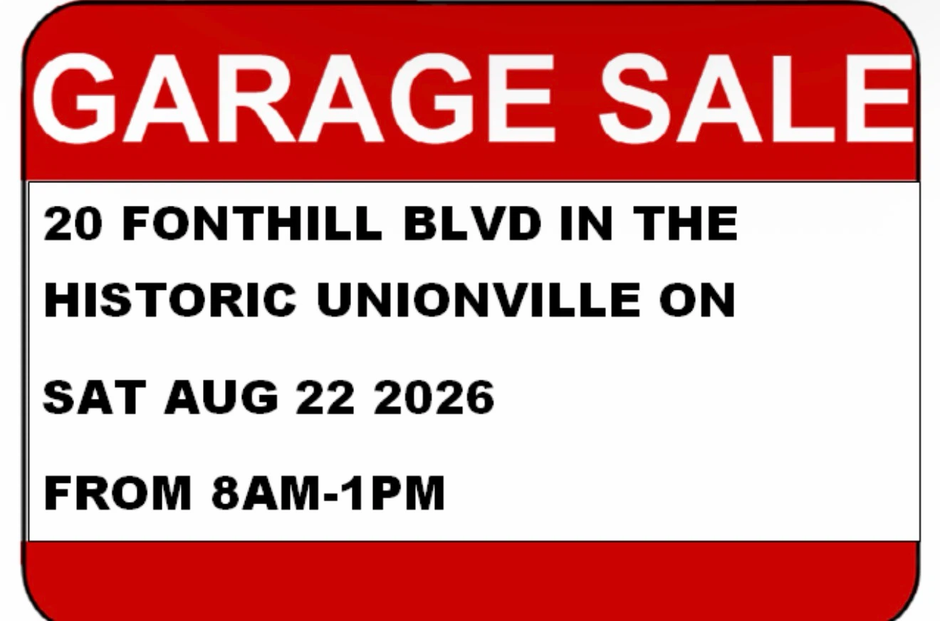 Garage Sale - August 22, 2026