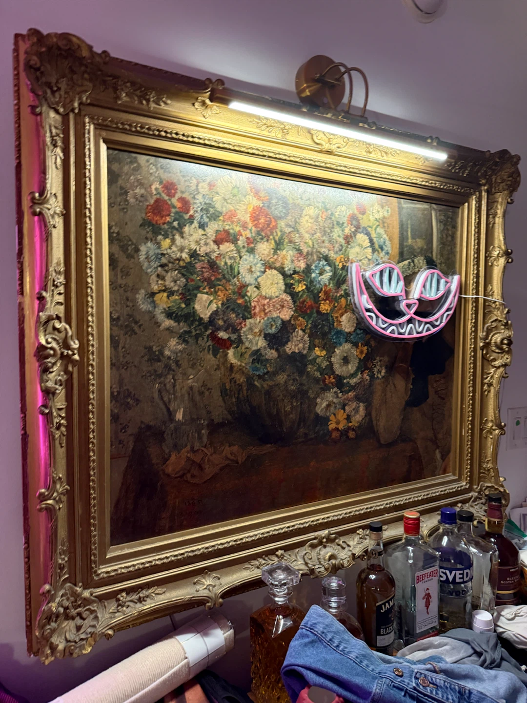 Large print with gold frame