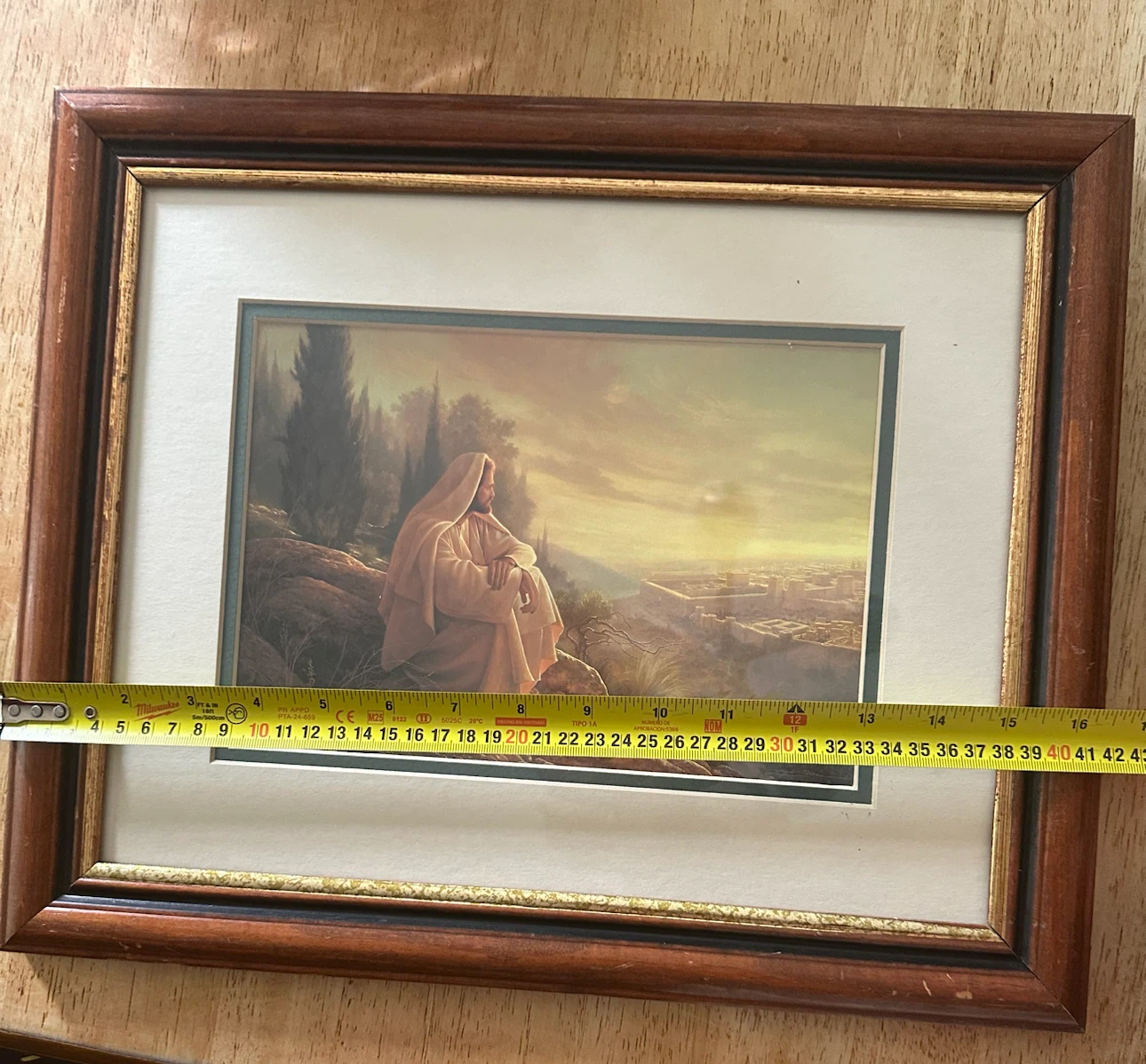 Vintage Framed "Visions of Faith" Print – Greg Olsen Fine Art - photo 3