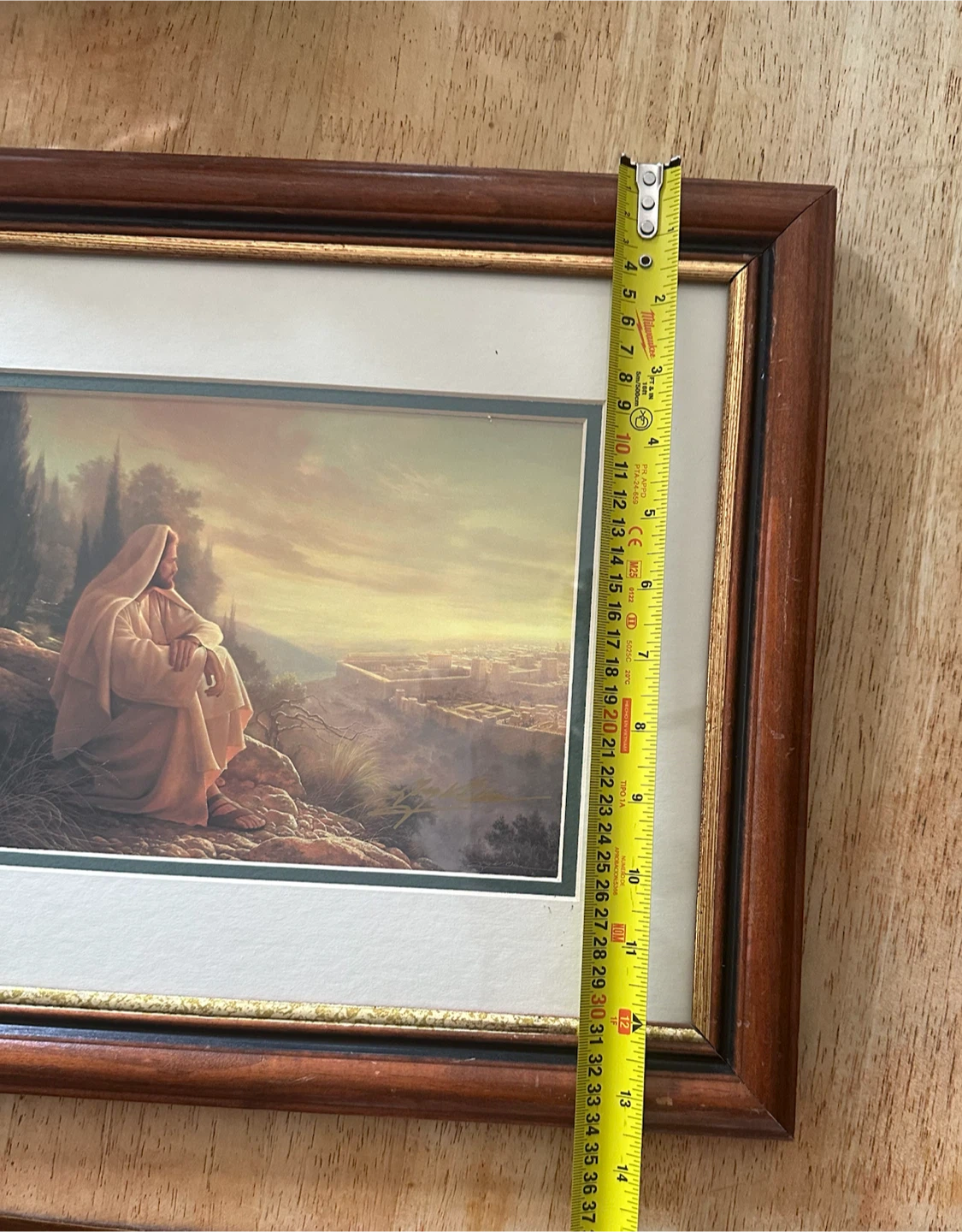 Vintage Framed "Visions of Faith" Print – Greg Olsen Fine Art - photo 4