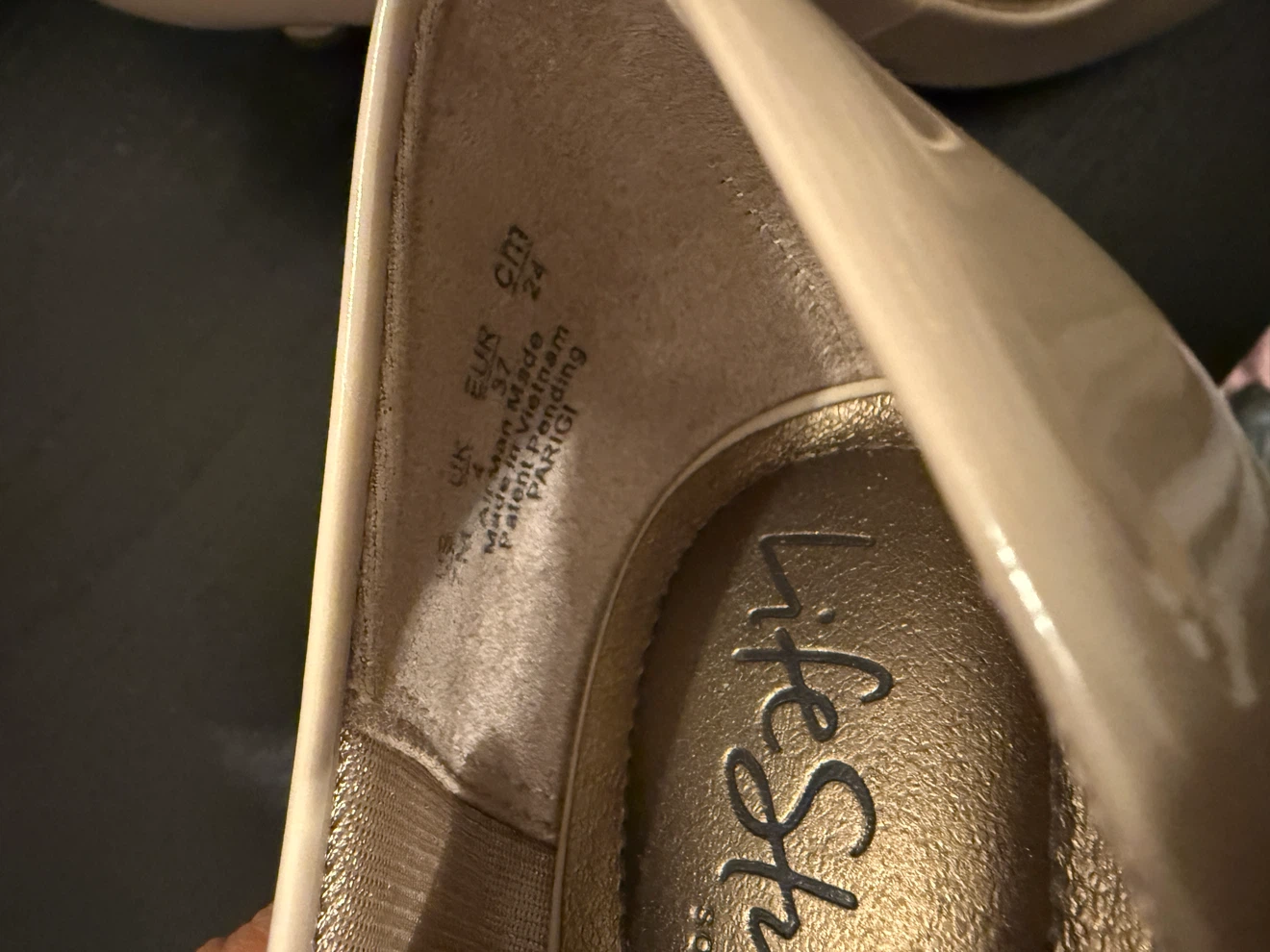 LifeStride Patent Nude Heels - Size 7 - photo 4