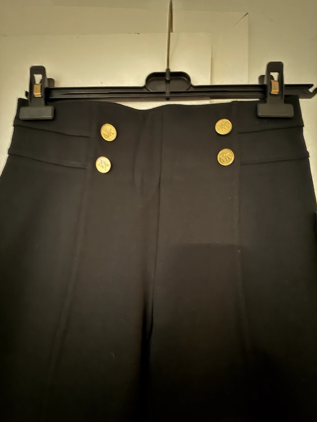 Michael Kors Black Sailor Button Pants Size S - photo 3