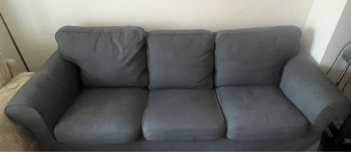 IKEA UPPLAND Sofa, Hakebo dark gray cover - photo 5
