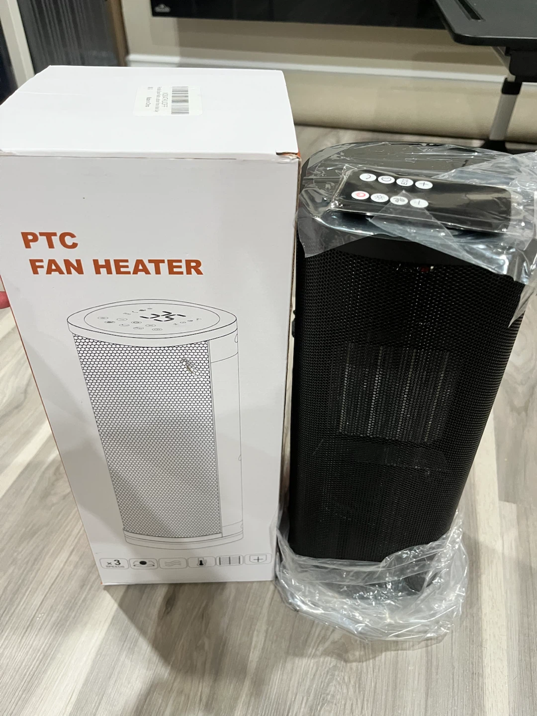 PTC Fan Heater with Remote