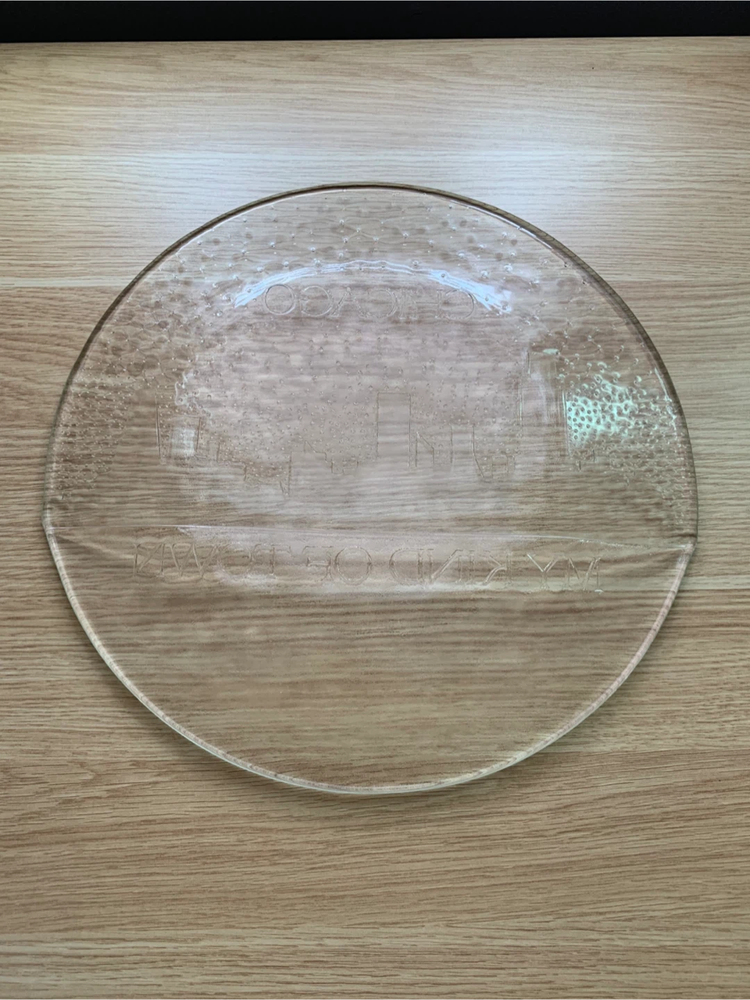 Glass Chicago Plate - photo 2