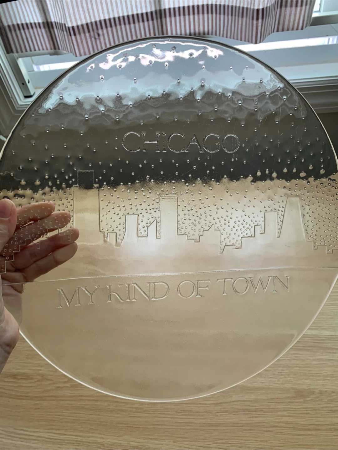 Glass Chicago Plate