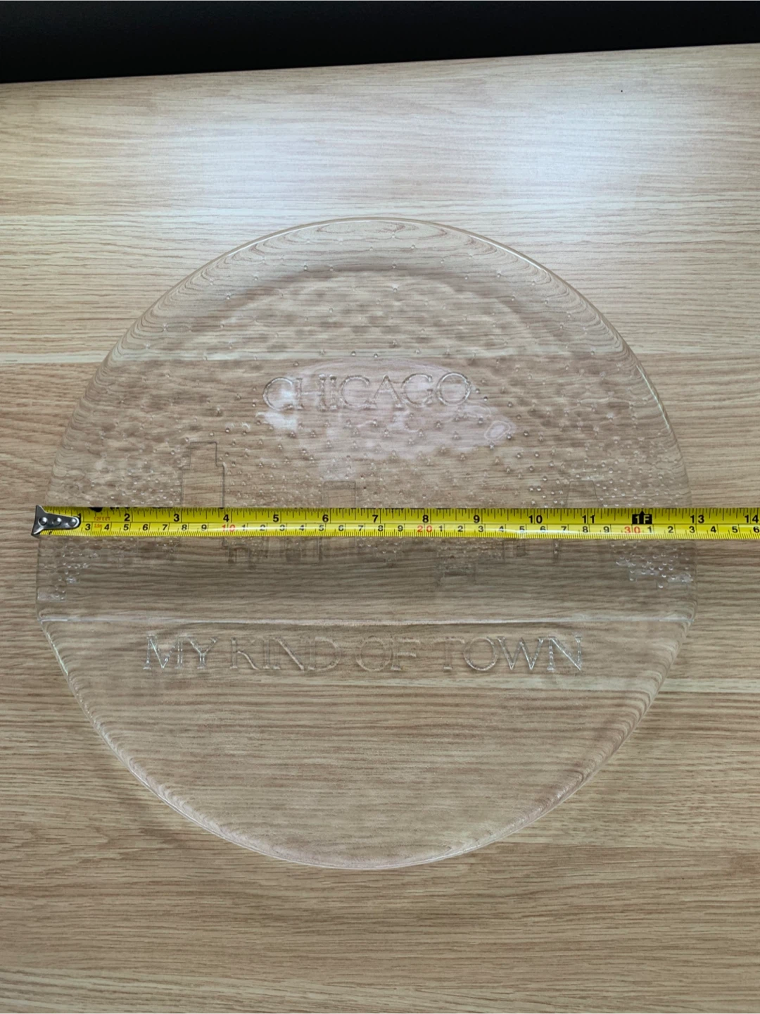 Glass Chicago Plate - photo 3