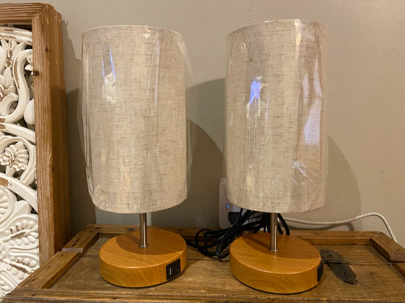 New Touch Control Table Lamps with USB Ports - photo 4