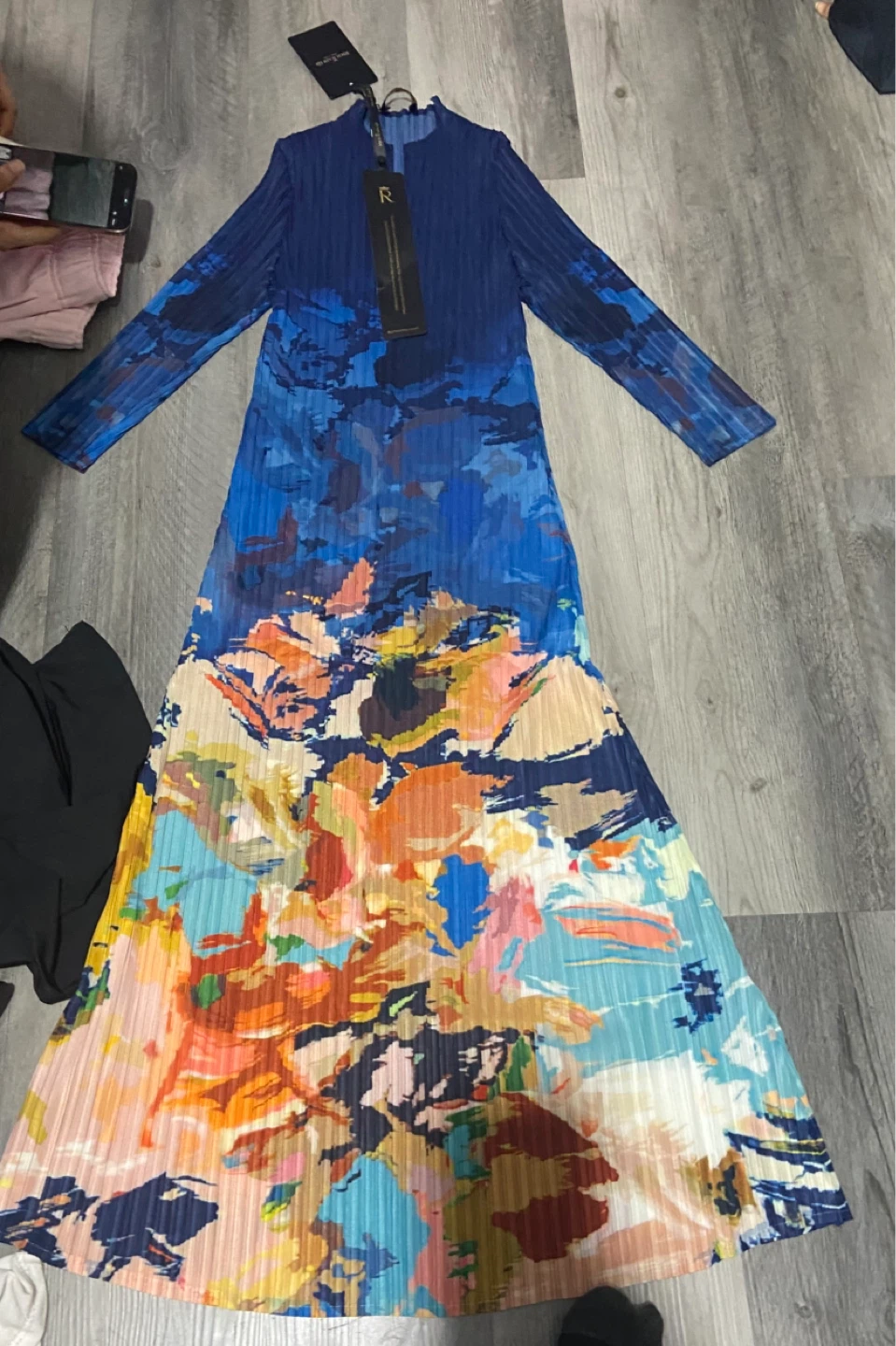 Rich Radiqs Pleated Floral Dress - photo 4