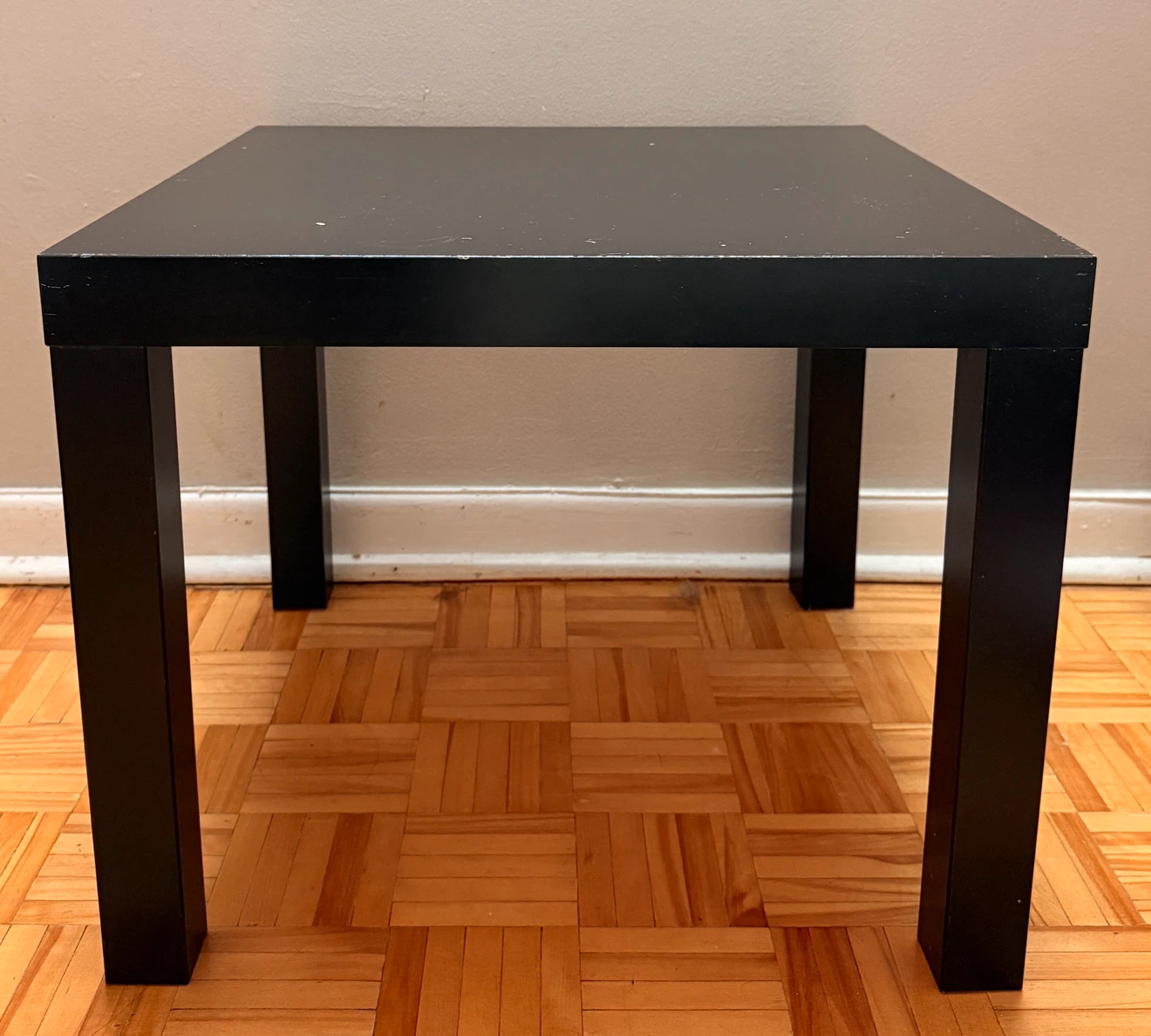 Black Square Side Table