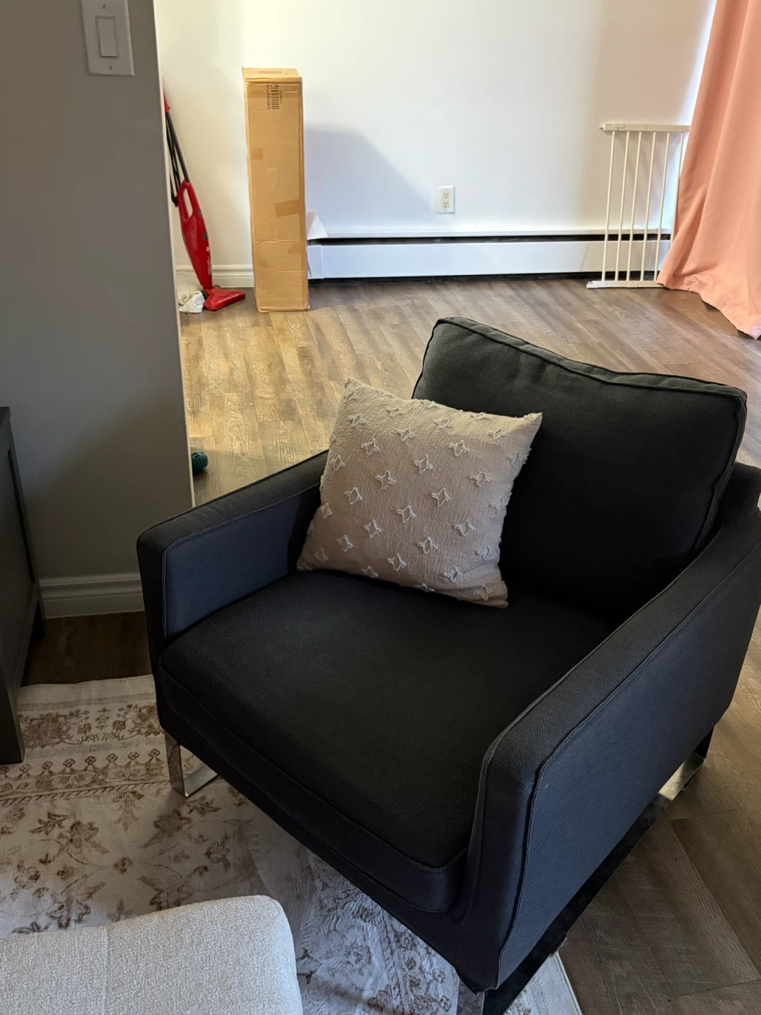 Dark Grey Armchair