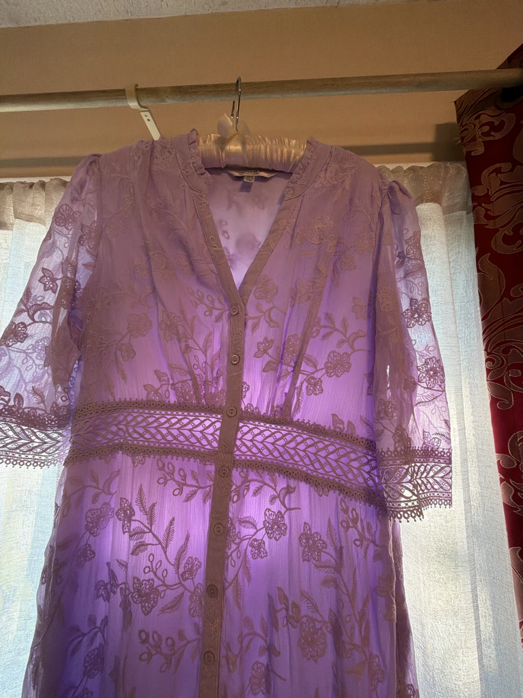 Ever New Melbourne Lavender Lace Dress