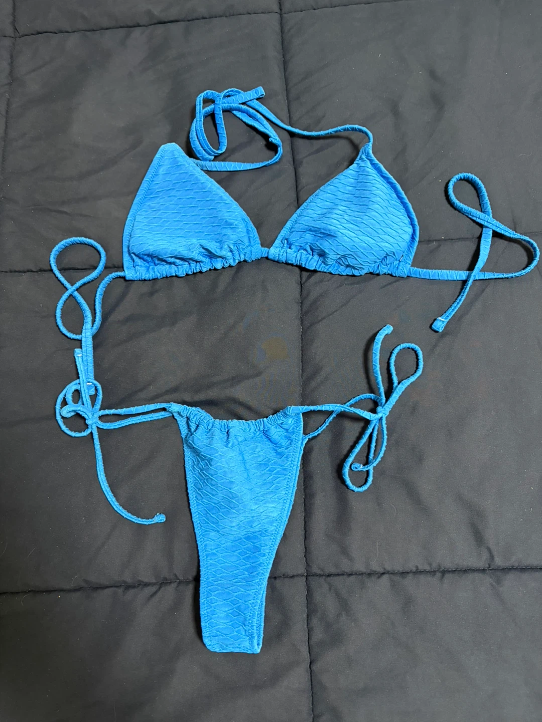 VS Blue String Bikini