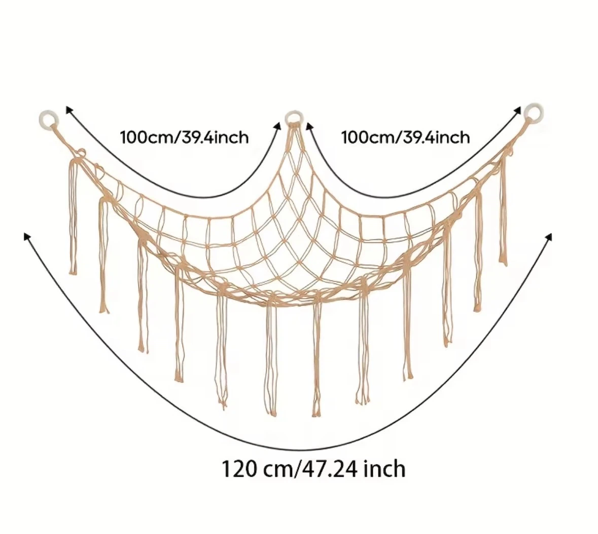 Macrame Toy Hammock - photo 2