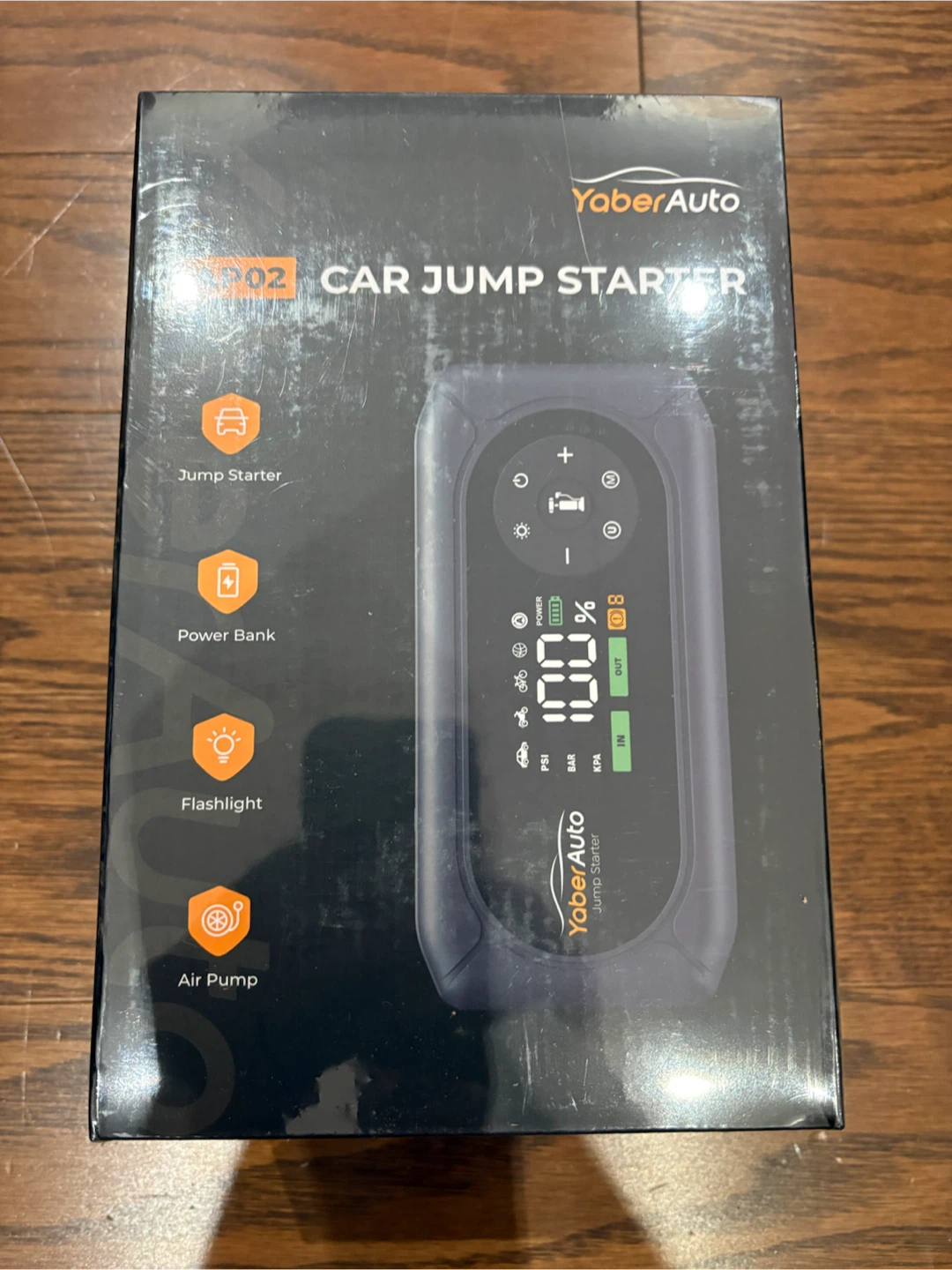 AP02 Car Jump Starter with Air Compressor
