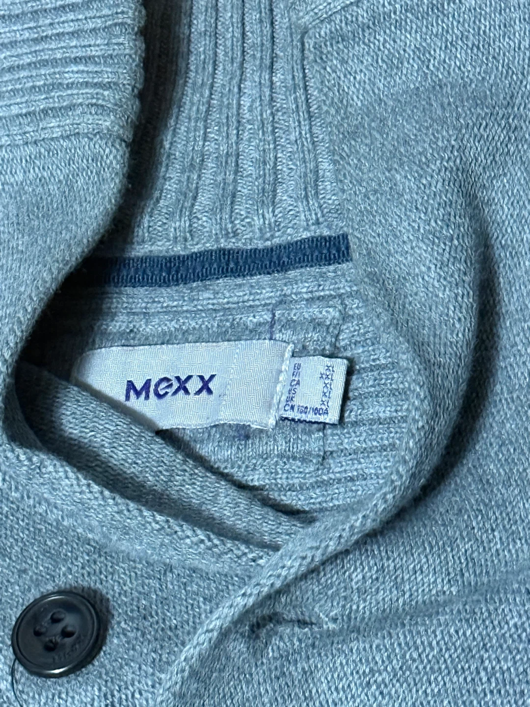Mexx Men's Grey Collar Sweater Size XL - photo 2
