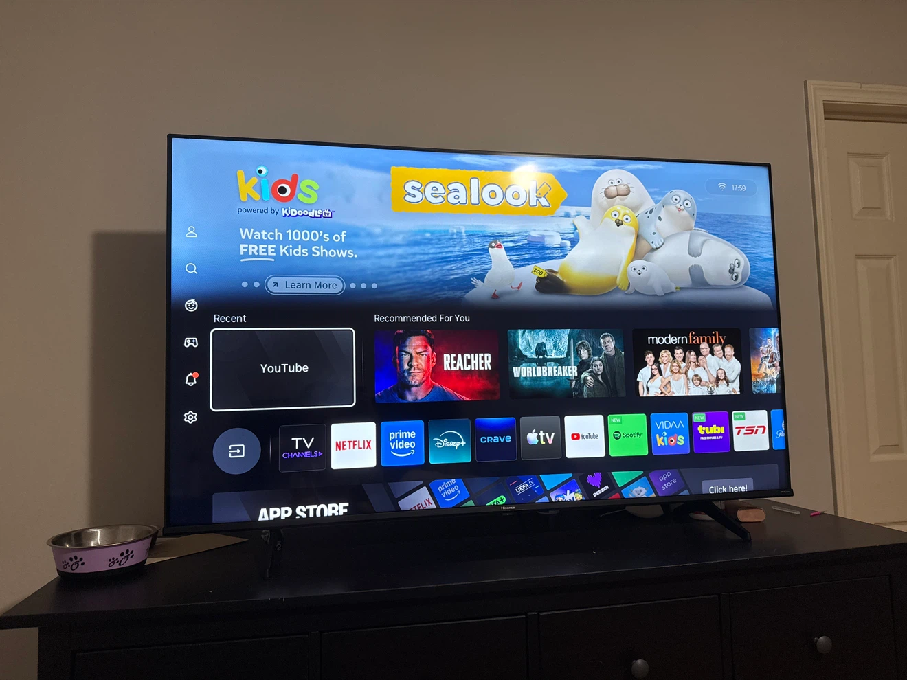 Hisense TV 58 in (58A6KV)