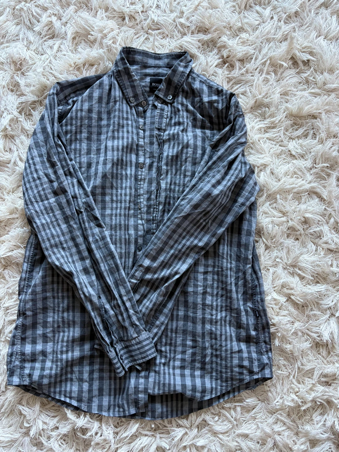 BOSS Hugo Boss Slim Fit Gingham Dress Shirt - photo 2