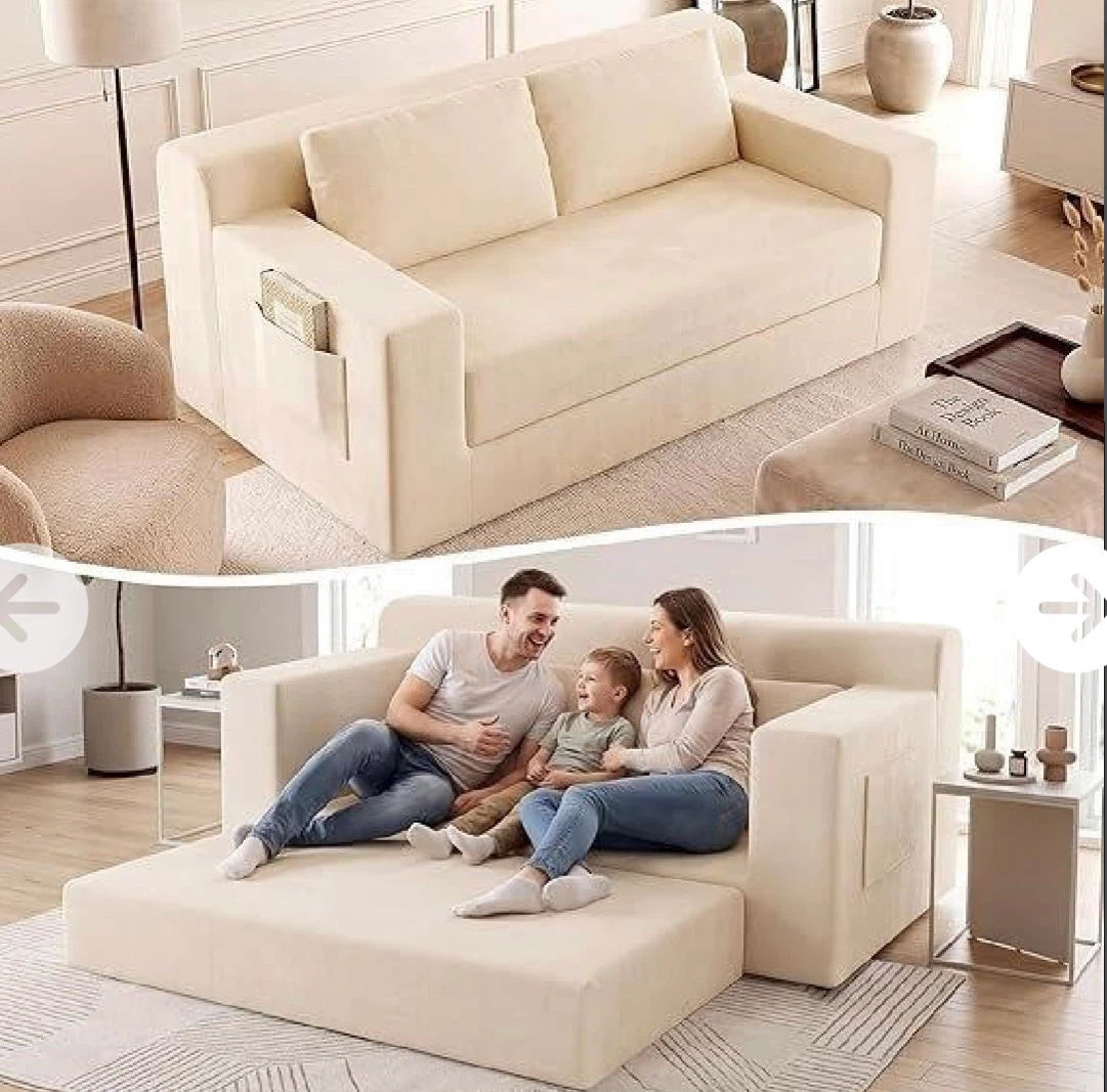 Versatile Foldable Sofa Bed Loveseat
