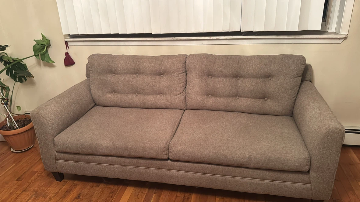 Tufted Mid-Century Modern Style Sofa
