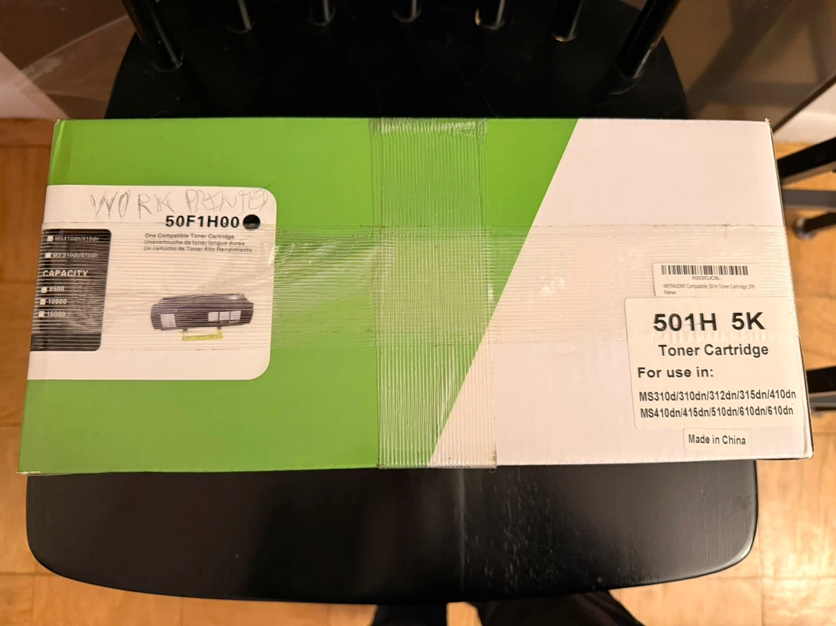 Brand New 501H 5K Toner Cartridge - photo 2