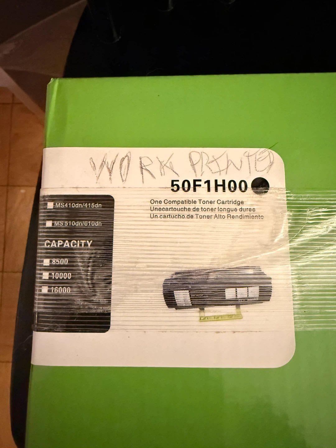 Brand New 501H 5K Toner Cartridge