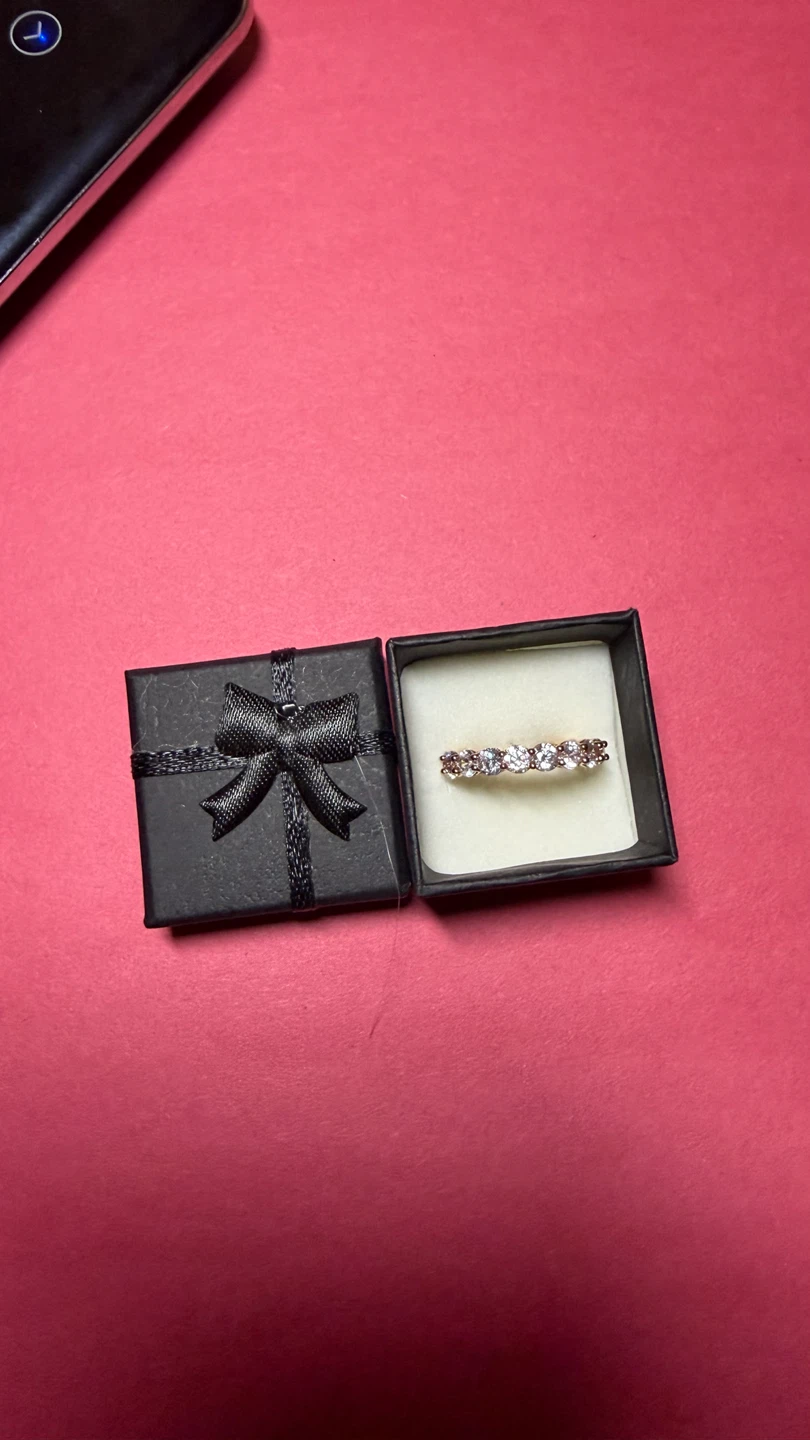 Bague de promesse 925 dorée.