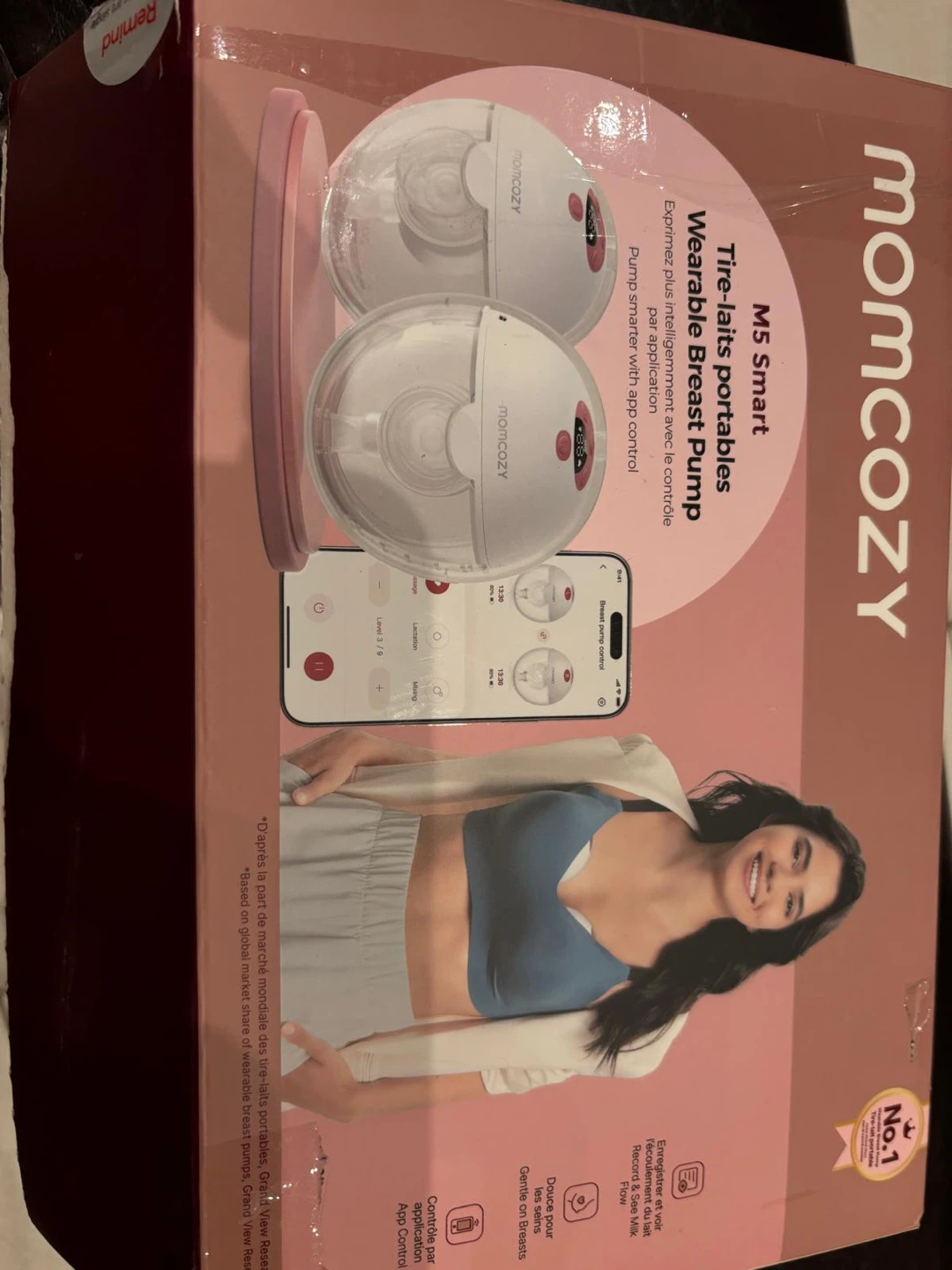 Momcozy M5 Smart Wearable Breast Pump - photo 2
